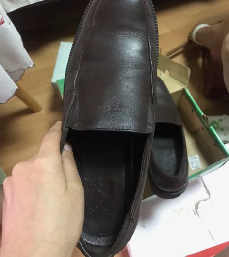 男士骆驼皮鞋 43码，8成新，300多买的...