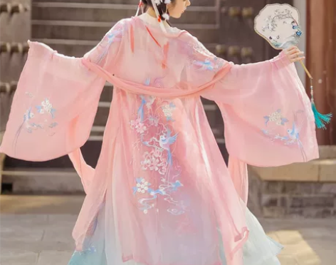 裳云兮【肥啾】原创汉服女唐制对襟齐腰襦裙广...