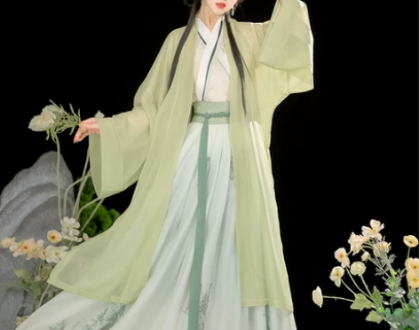 原创宋制汉服女中国风交领齐腰襦裙超仙气飘逸日常古装改良春夏款...