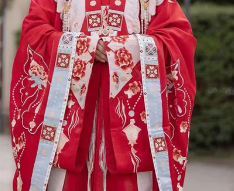 都城南庄汉服凤凰于飞披风马面裙明制婚服汉服...