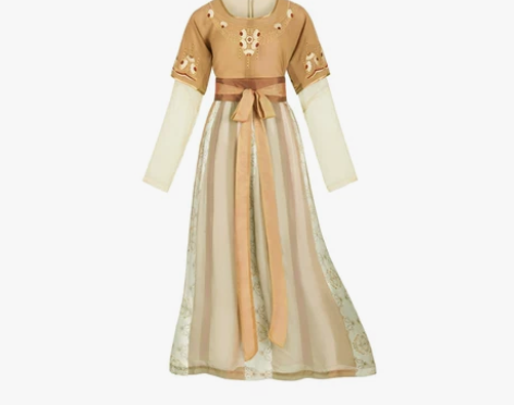 都城南庄汉服梵歌引袒领三件套异域风飘逸小袖...