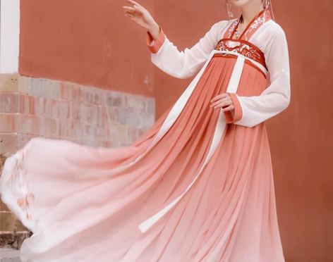 劲合牡丹记齐腰襦裙广袖流仙裙6米摆夏重工刺...