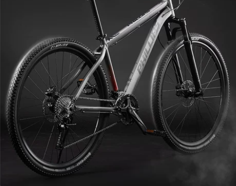 菲利普变速山地车自行车成人男式越野减震赛车...