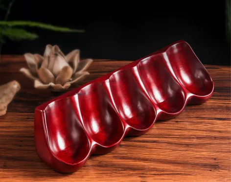 烟斗架子厂家直销 实木烟斗架 五位勺型连体...