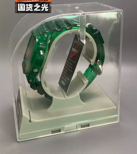 小方块透明绿绿色透明颜色 个人定制展示表盒...