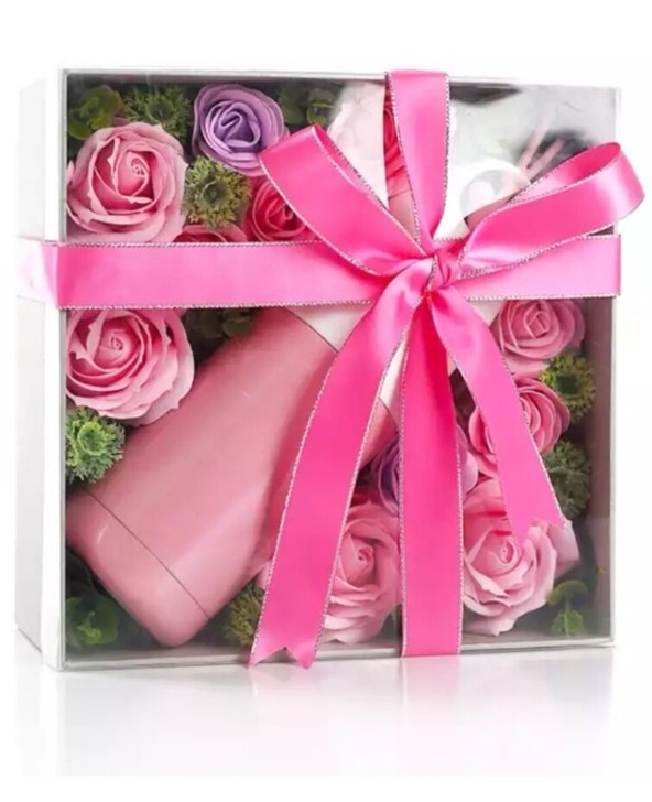 阿波罗之梦玫瑰花保温杯礼盒水杯实用礼物送女...