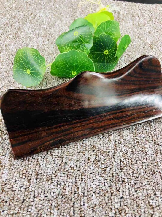 海南黄花梨手把件毛笔架不求人 『海黄把玩#...