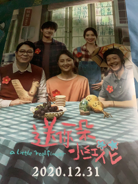 易烊千玺海报，四字弟弟，送你一朵小红花海报...