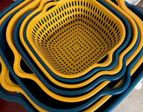 【八件套8.9元一套】干湿分离双层塑料洗菜...