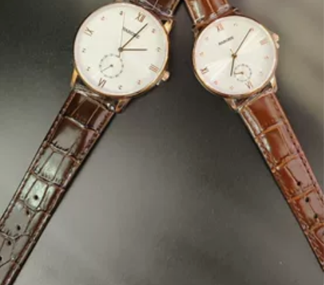 #雷诺情侣款机械表四色可选 表 镜:抗磨损...