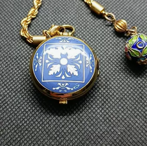 日本原装正品石英女表未知品牌系列女款景泰蓝...