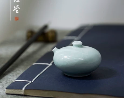 文房砚滴水滴砚台小楷毛笔字专用问心堂书房汝...