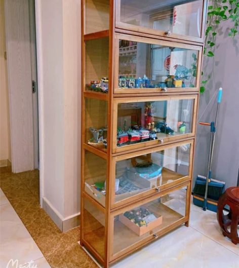 【全新处理】手办盲盒展示柜模型玩具透明玻璃...