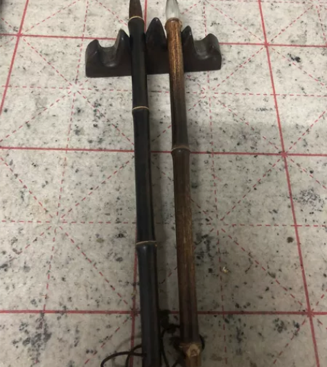 全新正品高档紫竹狼毫毛笔,狼羊兼毫毛笔,真...