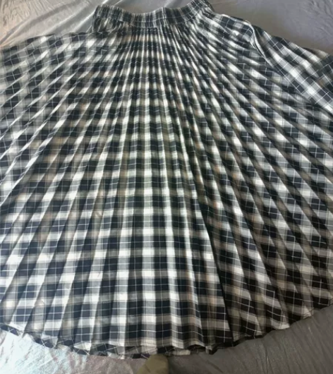 女士风琴大摆裙，腰围80，19.9包邮。 ...