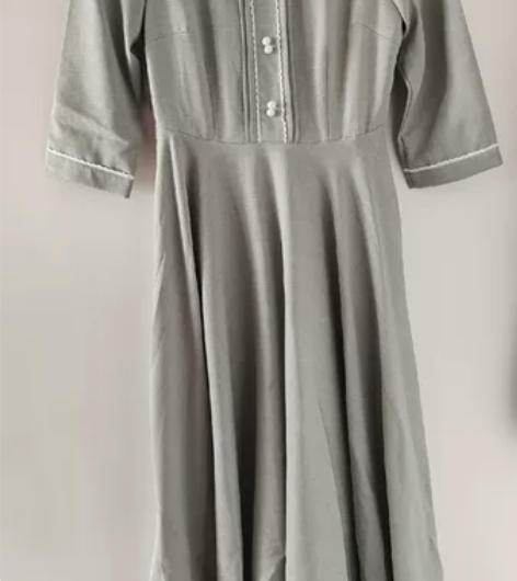 连衣裙复古古着风日本森女文艺vintage...