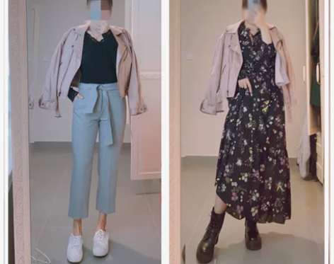 全新包邮。皮粉色。麂皮绒。男友风机车皮衣。...