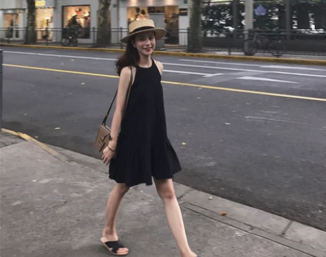 【狂暑价】sukol小清新极简主义赫本小黑...