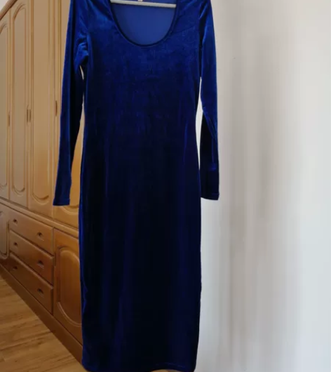 天鹅绒修身打底裙一步裙旗袍裙连衣裙长款气质...