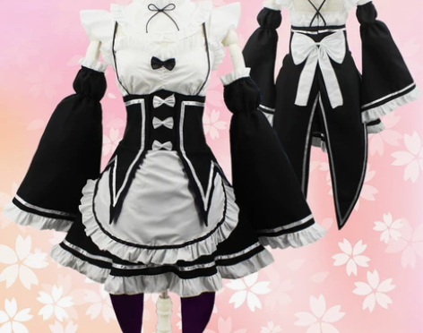 女仆装从零开始的女仆异世界生活cos拉姆雷...