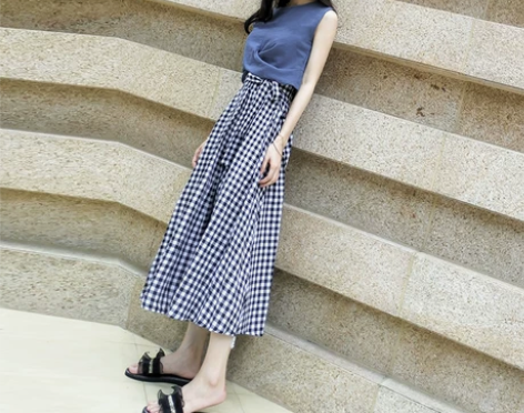 俏皮套装女夏2019新款宽松复古两件套洋气...