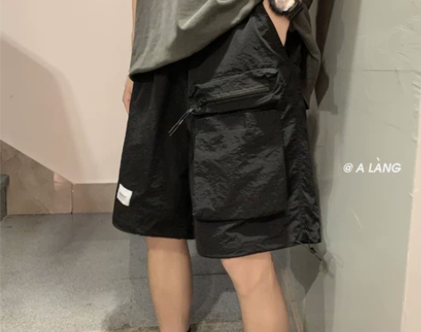 设计感小众短裤男潮牌潮流ins爆款休闲五分...