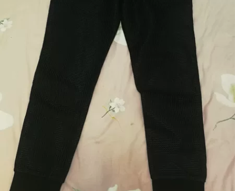 男士全新黑色束腿休闲裤 微弹力 只一件 不...