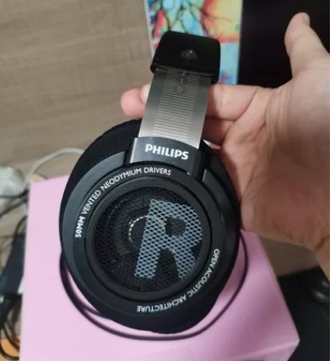 飞利浦SHP9500耳机。头戴式hifi监...