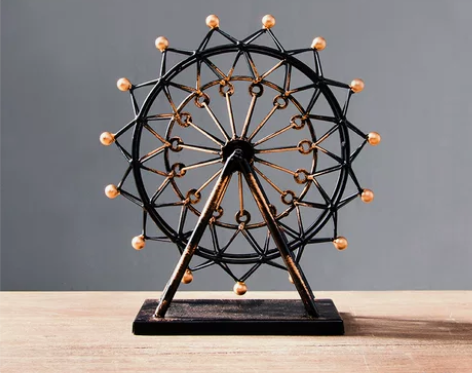 【焕新价】复古摩天轮摆件创意家居客厅玄关桌...