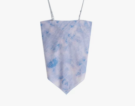 【第二件半价】外穿性感扎染背心绑带修身吊带...