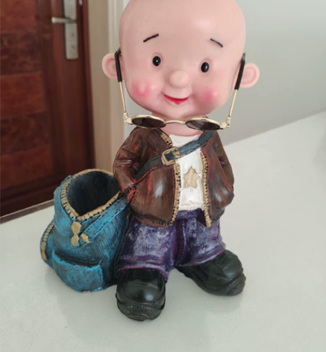 泥人玩具三毛笔筒 同城自取优先 同城自取2...