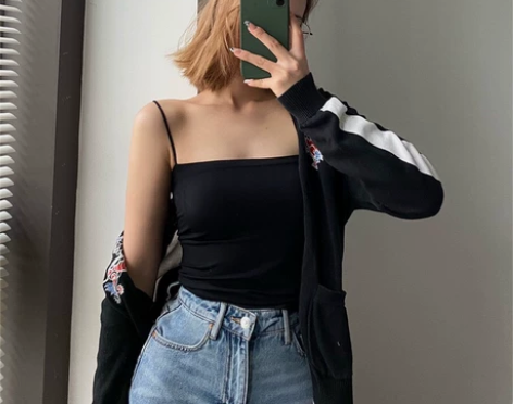 姐姐的服装店不开了清仓一批 美背抹胸吊带背...