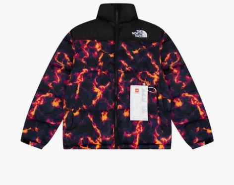 【THE NORTH FACE 岩浆印花字...