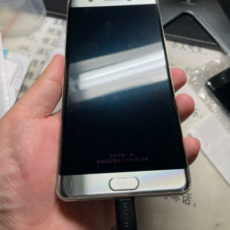 三星noteFE莫奈彩银色非note7爆炸...