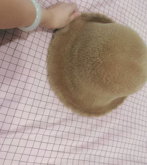 本涩秋冬毛绒帽，入手价好像是80，里面的白...