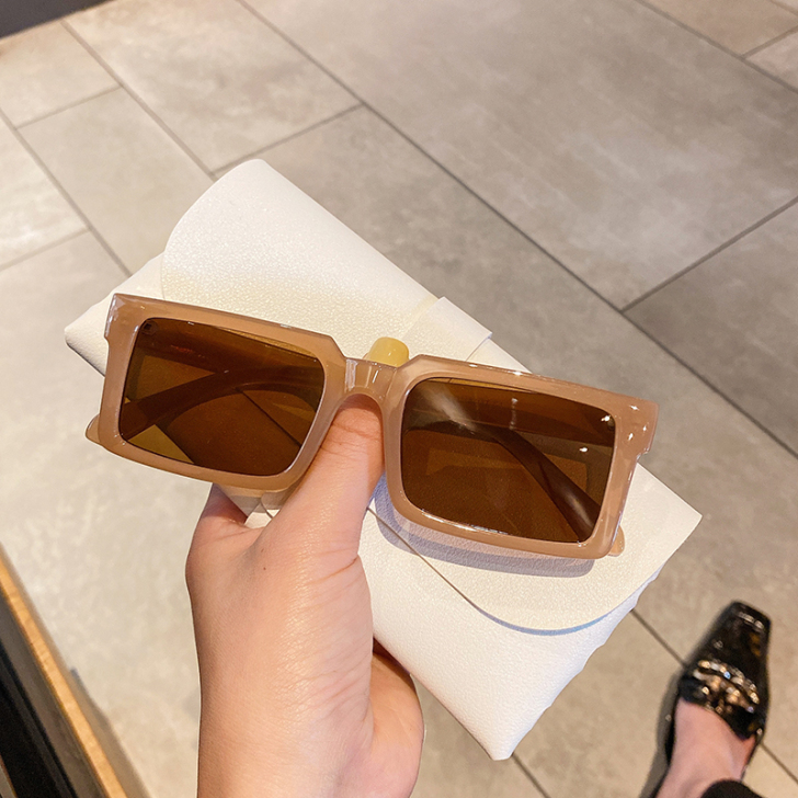 网红墨镜复古女潮个性大框方形显瘦韩版潮in...