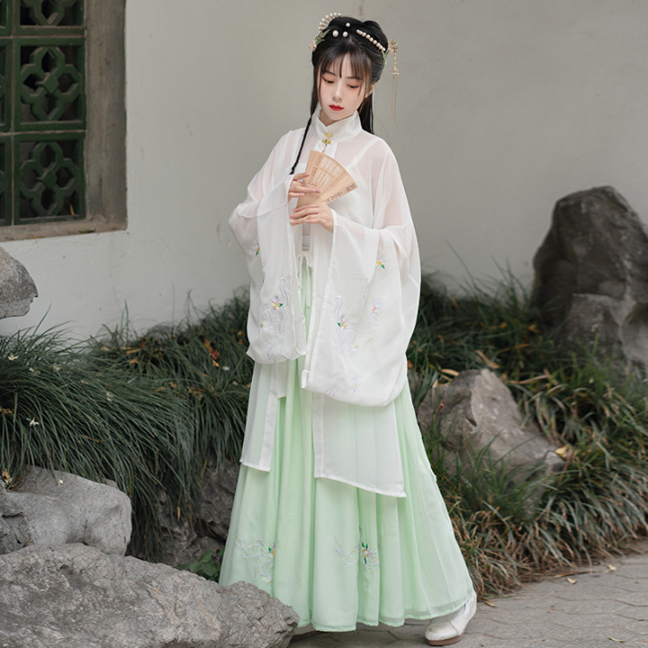御篇【琼姝】汉服女原创汉服明制对襟立领长衫...