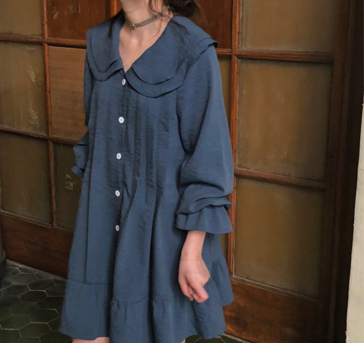 Goo Goo Eyes 双层娃娃领小清新...