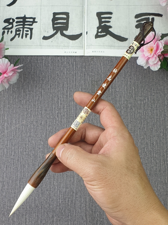 闲置，包邮！好用的可以写小对联的羊毫毛笔，...