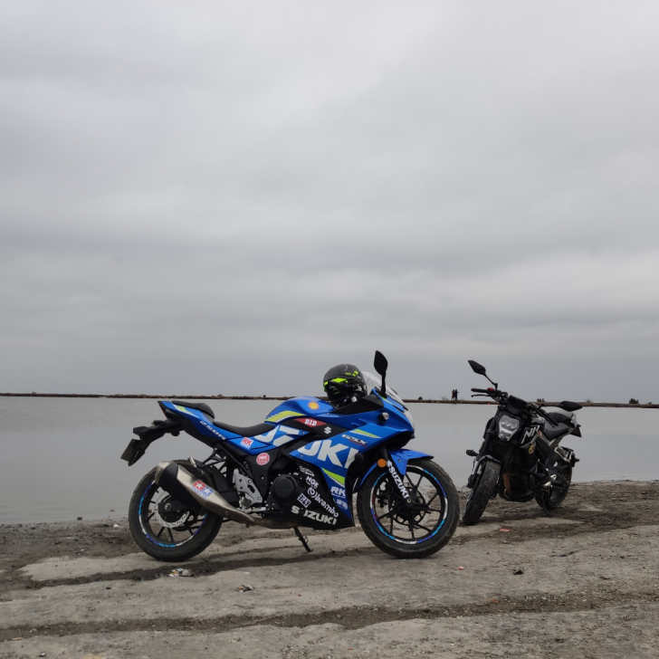 铃木GSX250,17年11月份的车前后a...