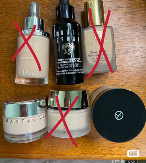 各种大牌粉底，都是98新色号如图，自行功课...