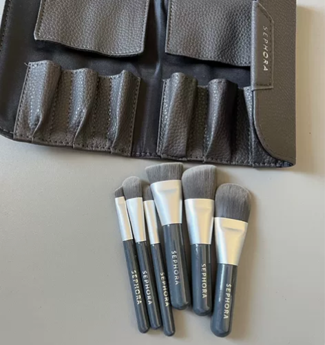 丝芙兰竹炭化妆刷套装 全新化妆套刷，短杆便...