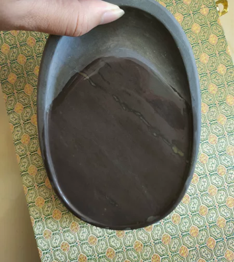 实用端砚，麻子坑，天青，有小翡翠石眼带，鹧...