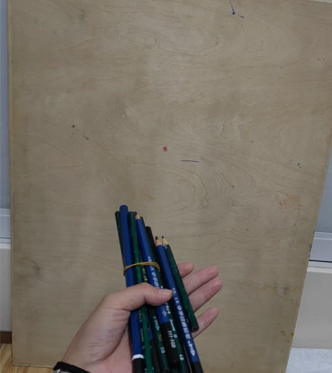 美术生专用画板、画板包，素描铅笔13支，胶...