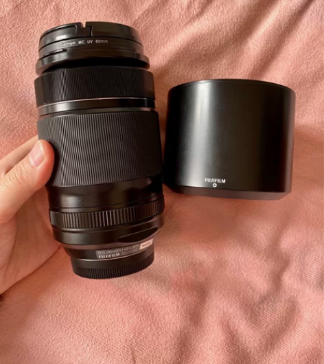 自用富士55-200镜头 成色如图，使用次...