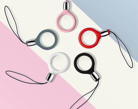 苹果华为小米apple手机挂绳1d扣硅胶指...