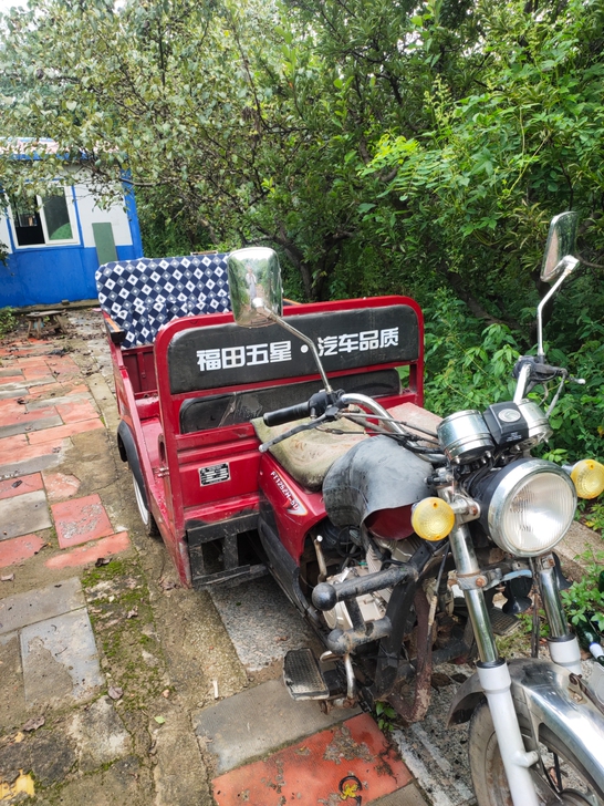 福田125燃油三轮摩托车，带半档加力器，拉...