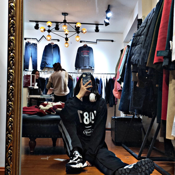 30元一条大码女装秋冬新款拖地阔腿裤子女学...