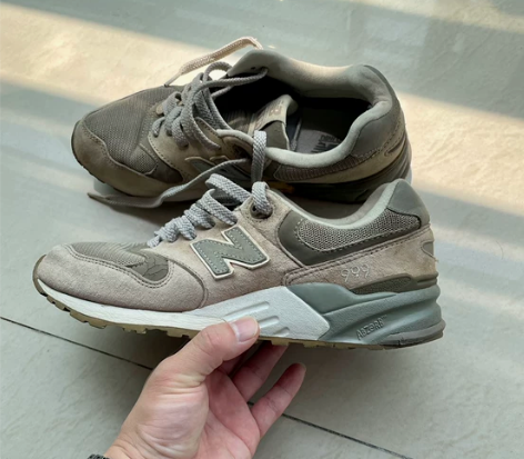 新百伦990 复古跑鞋 二手正品 newb...