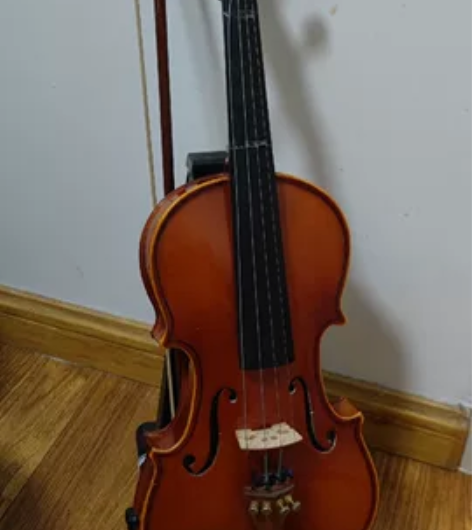 布森手工实木小提琴初学者成人专业级考级演奏...